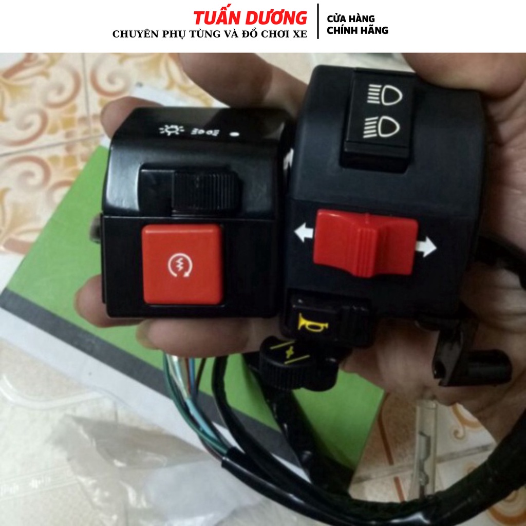 Cụm Công Tắc Điều Khiển Xe Dream [ CHÍNH HÃNG ] - Củ Công Tắc 2 Bên Tay Lái hàng xịn cho dream Việt và Dream Thái