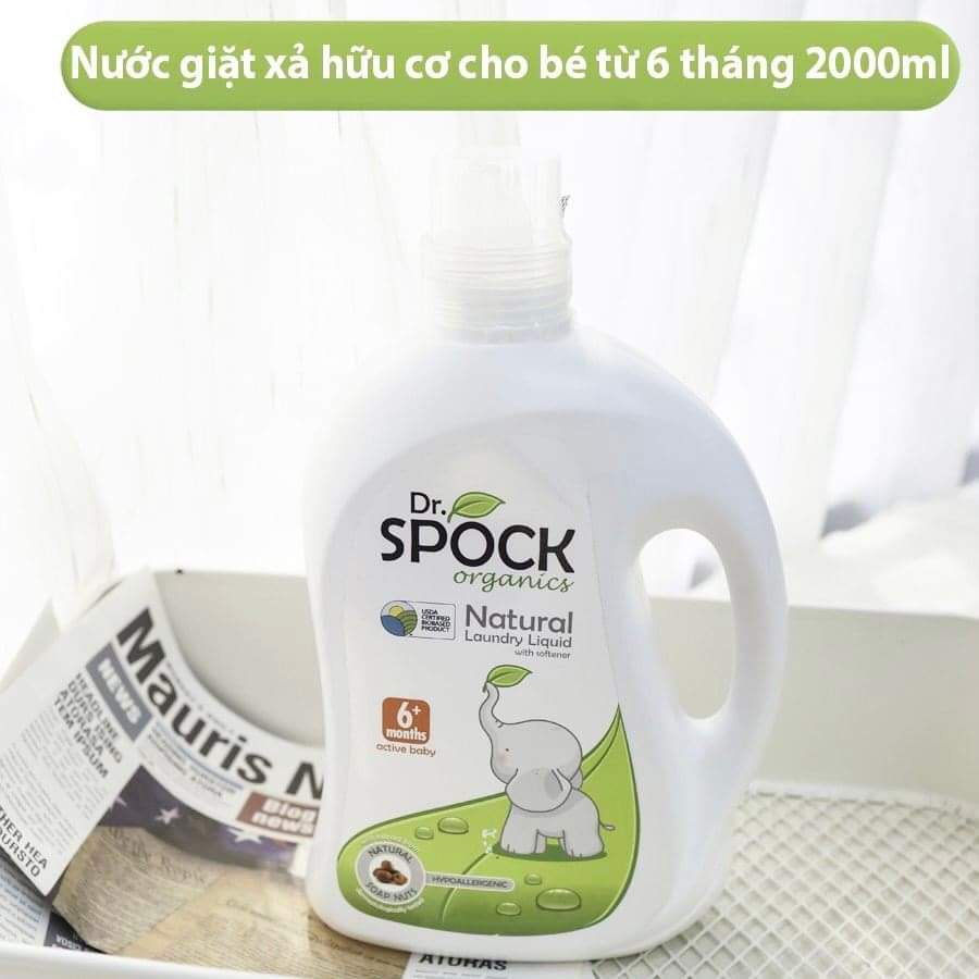 Nước giặt xả hữu cơ Dr. Spock Oraganic 0m (800ml / 2L / 3L)