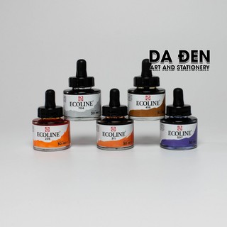 [DA ĐEN] Bộ Mực Ecoline Additional 5 Màu