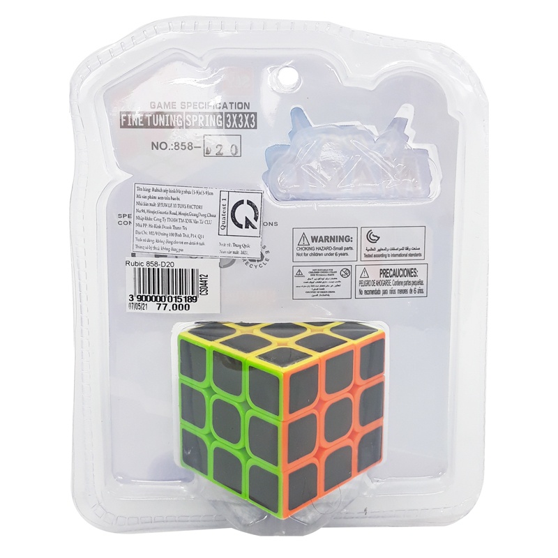 Đồ Chơi Rubik 3x3 858-D20