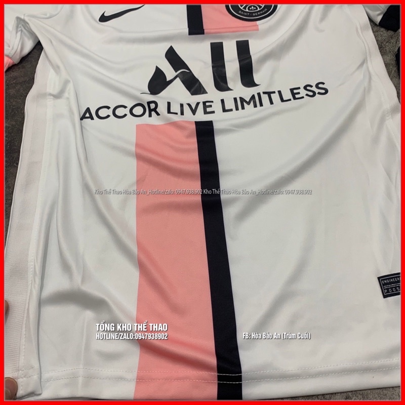 Pari/PSG/ Bộ quần áo đá banh CLB PSG hàng cao cấp Thailand 2021/2022