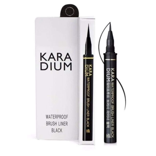Kẻ Mắt Karadium Waterproof Brush Liner Black