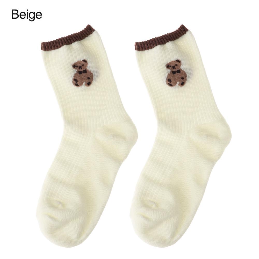 LUOL Vớ Cotton Thấm Hút Mồ Hôi Thoáng Khí Thêu Họa Tiết Hoạt Hình Dễ Thương Cho Nam