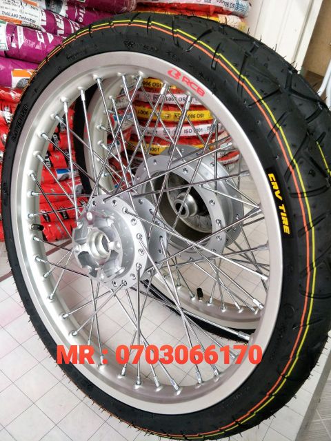 CẶP BÁNH CĂM VISON, VARIO CLICK, AB, LUBIAT, NOVO, NIỀN RCB 1.1  ĐÙM BẠC THÁI,  VỎ CRV THÁI.