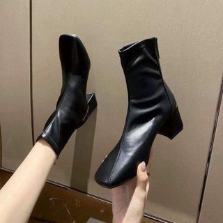 [Order Taobao] Bốt Da Cổ Cao Nữ