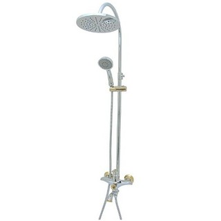 Sen tắm đứng Bancoot đồng điểm vàng SC V03 chính hãng