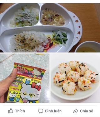 GIA VI RẮC CHÁO, CƠM Hello kitty