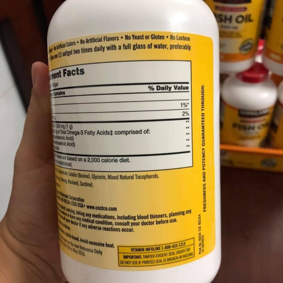 ❤ [Date 10/2023] Kirkland FIS OIL 400 viên Mỹ | BigBuy360 - bigbuy360.vn