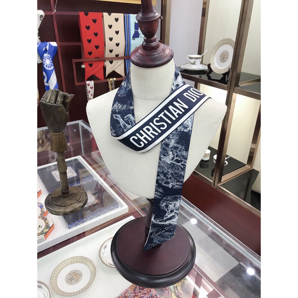 Băng Đô Cài Tóc Ruy Băng Lụa In Họa Tiết Động Vật Thời Trang Cho Nữ