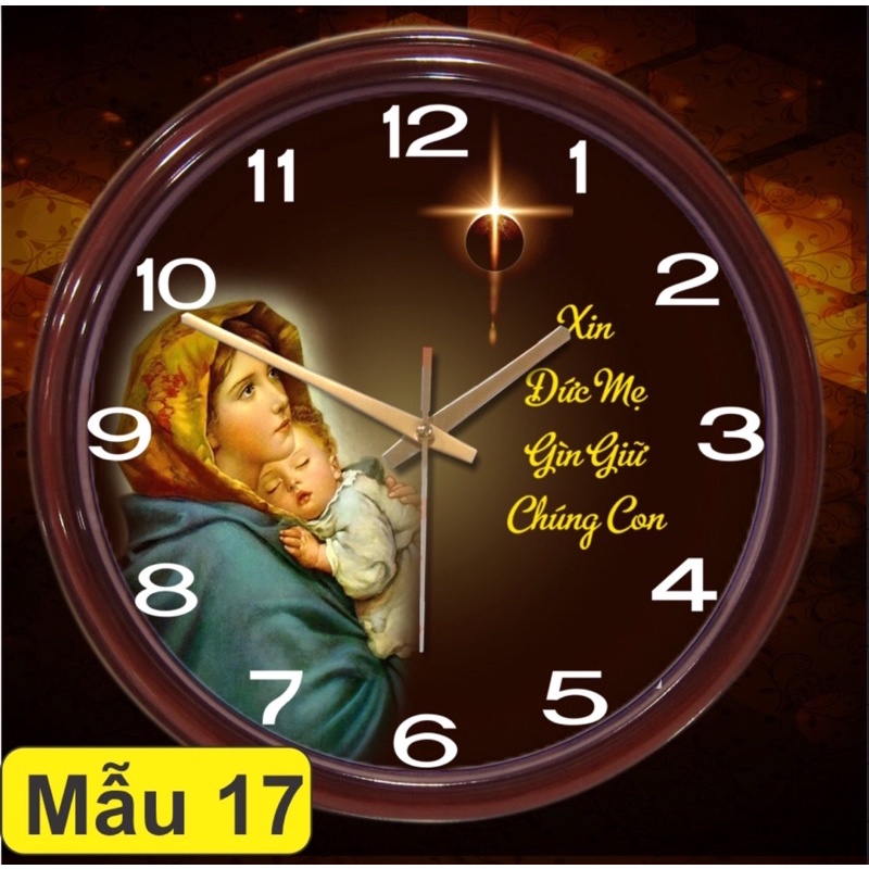 ĐỒNG HỒ TRÒN CÔNG GIÁO-QUÀ TẶNG CÔNG GIÁO
