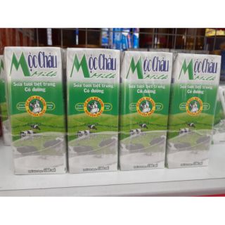 1 vỉ sữa tươi tiệt trùng Mộc Châu 180ml