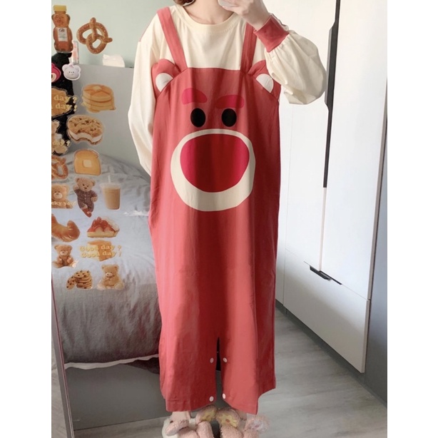 VÁY DÀI HÌNH GẤU XINH XẮN ĐÁNG IU
