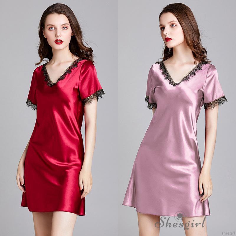 Set Đồ Ngủ Pajamas Áo Dây Sát Nách Cổ Chữ V+Quần Dài Cho Nữ #5