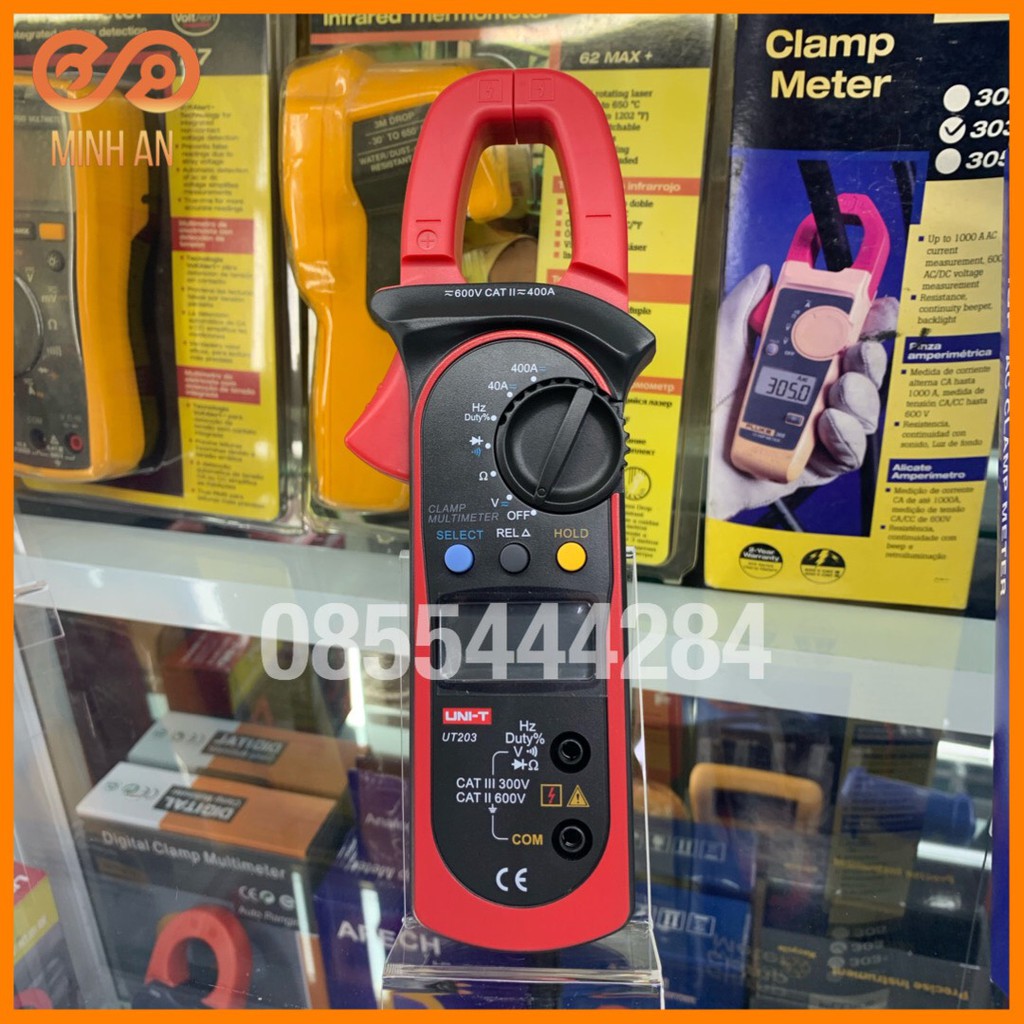 Đồng Hồ AMPE KÌM Kẹp Dòng [CHÍNH HÃNG] UNI-T UT203