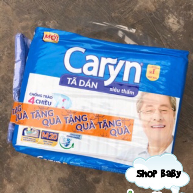 Tã dán Caryn siêu thấm M20 miếng