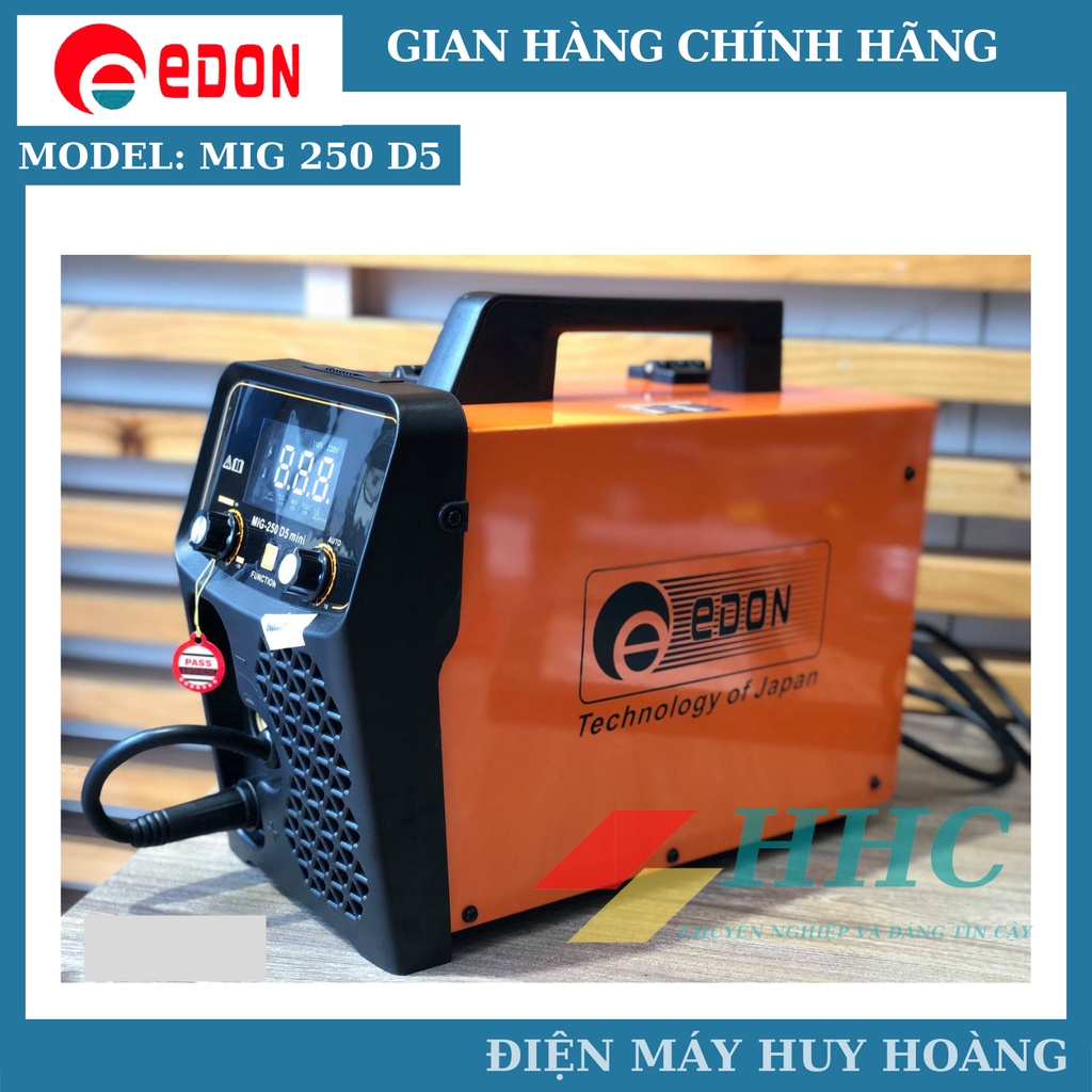 Máy Hàn Mig Không Dùng Khí Mini Edon 250 D5