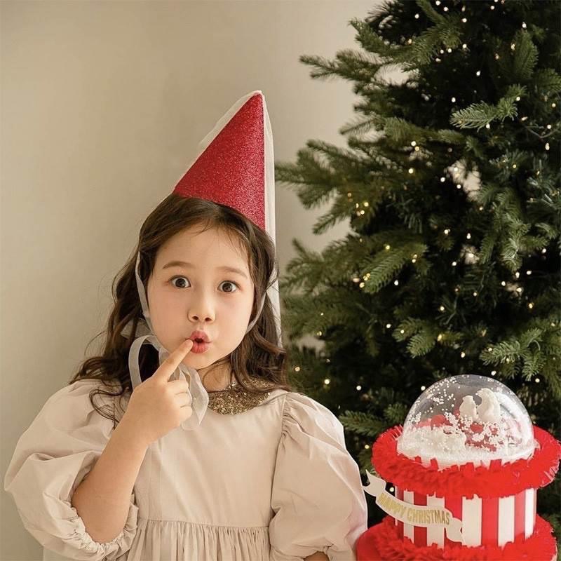 Mũ Lưới Đính Kim Sa Nhiều Màu Sắc Dùng Làm Đạo Cụ Chụp Ảnh Sinh Nhật