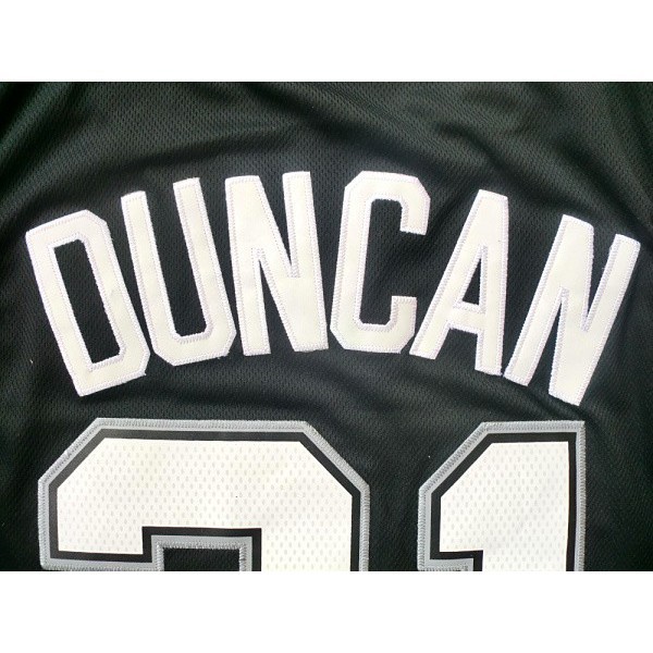 Áo Ba Lỗ Thể Thao NBA Jersey San Antonio Spurs No.21 Duncan Phiên Bản Kỷ Niệm Plus Size