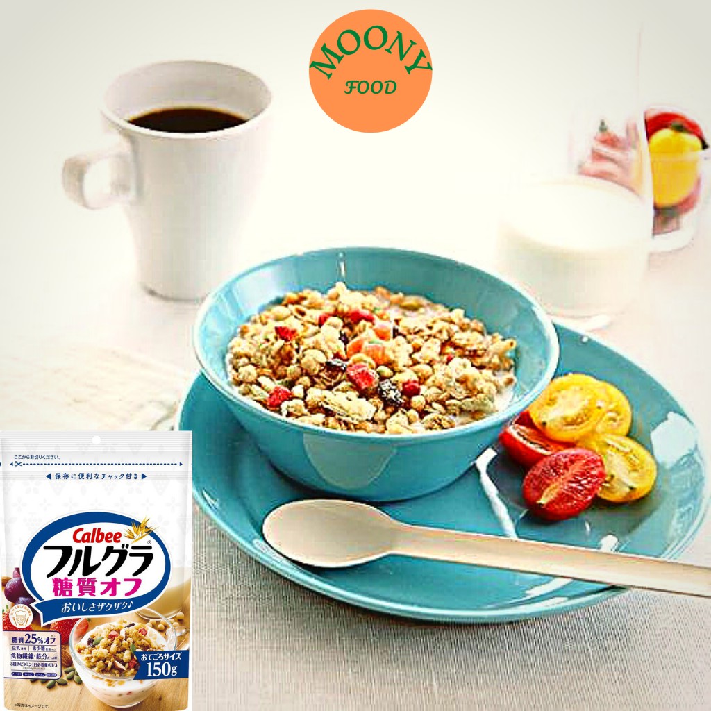 Ngũ Cốc Calbee Granola Ăn Kiêng Hỗ trợ Giảm Cân Đẹp Dáng Gói 150G