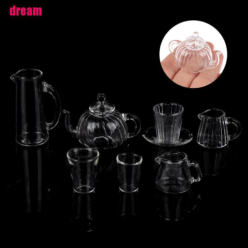 Ly Ấm Trà Mini Tỉ Lệ 1: 12 Trang Trí Nhà Búp Bê