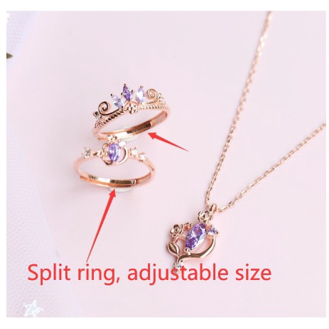 Nhẫn Công Chúa Dáng Hở Xinh Xắn Thời Trang