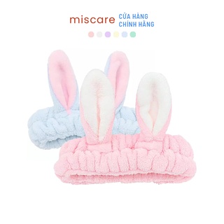 Băng đô rửa mặt Miscare hình tai thỏ dễ thương