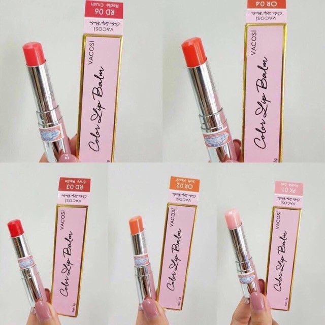 Son Dưỡng Môi Vacosi Color Lip Balm