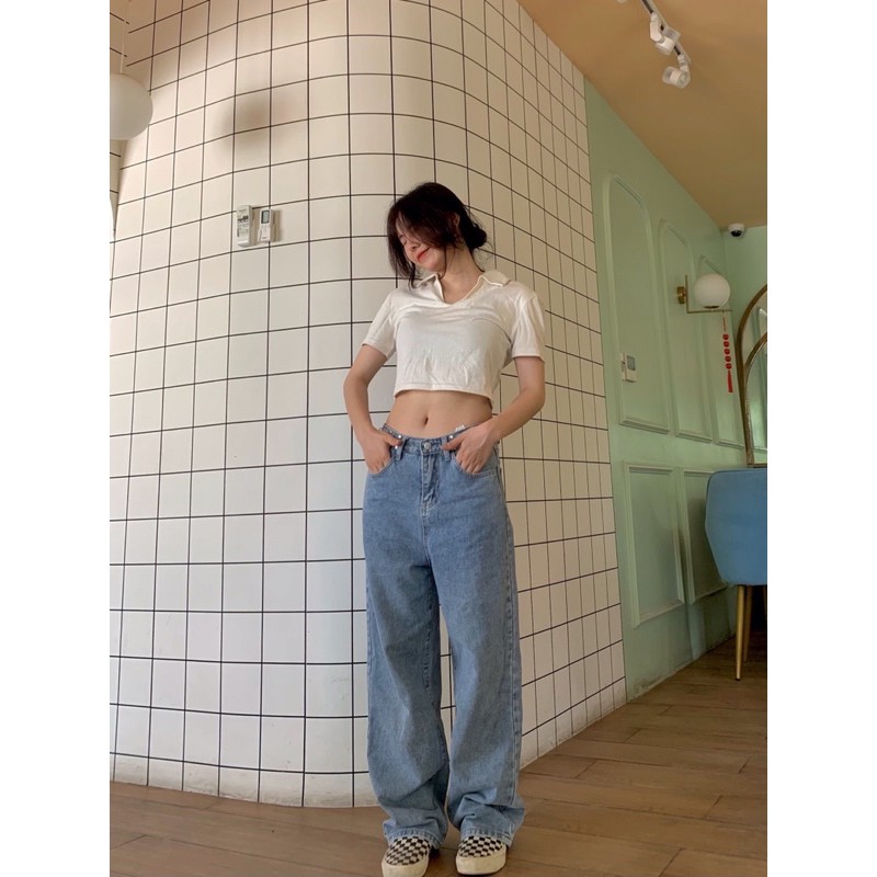 [ ẢNH THẬT ĐỘC QUYỀN ] Áo croptop Carly