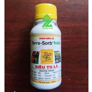 Phân bón lá tera sorb foliar siêu to lá lọ 100ml