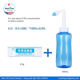 Bình rửa mũi Nasal Rinse Bottle (Bộ)