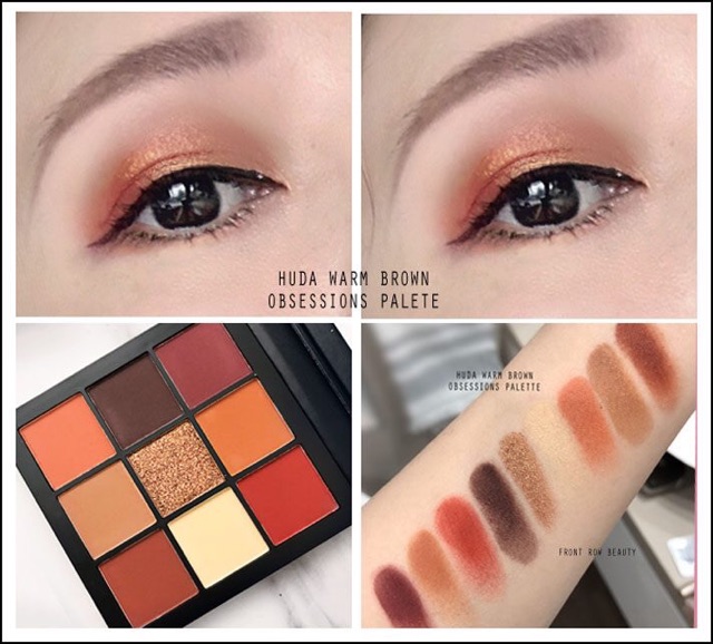 BẢNG PHẤN MẮT HUDA WARM BROWN OBSESSIONS mini