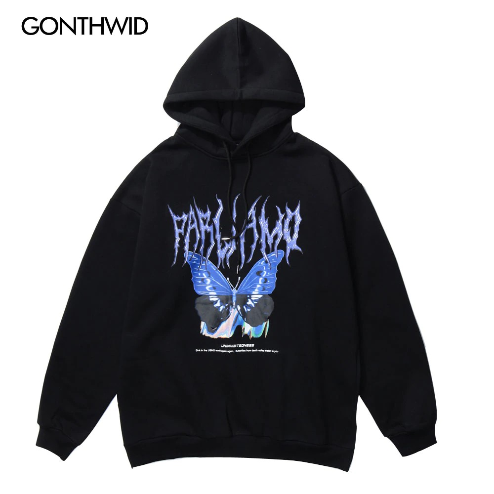 BUTTERFLY Áo Hoodie Hip Hop In Hình Bướm Cho Nam 2020 | BigBuy360 - bigbuy360.vn