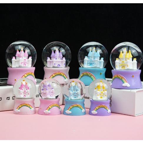 Quả Cầu Tuyết Có Đèn Phát Sáng Nhiều Hình Cute - Quà Lưu Niệm, Quà Tặng Sinh Nhật Ý Nghĩa