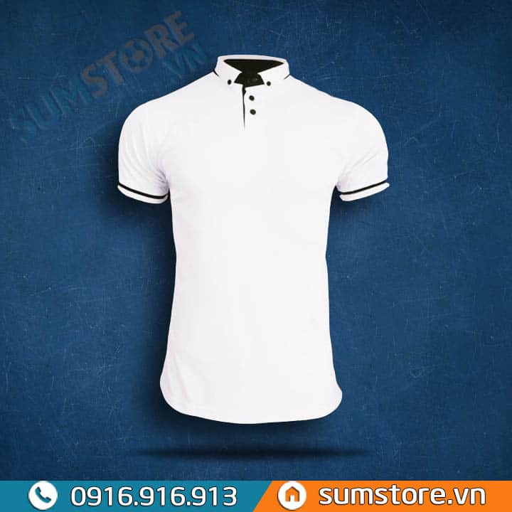 Keep&amp;Fly – Áo Thun Polo Thể Thao Nam Nữ Cao Cấp – Màu Trắng