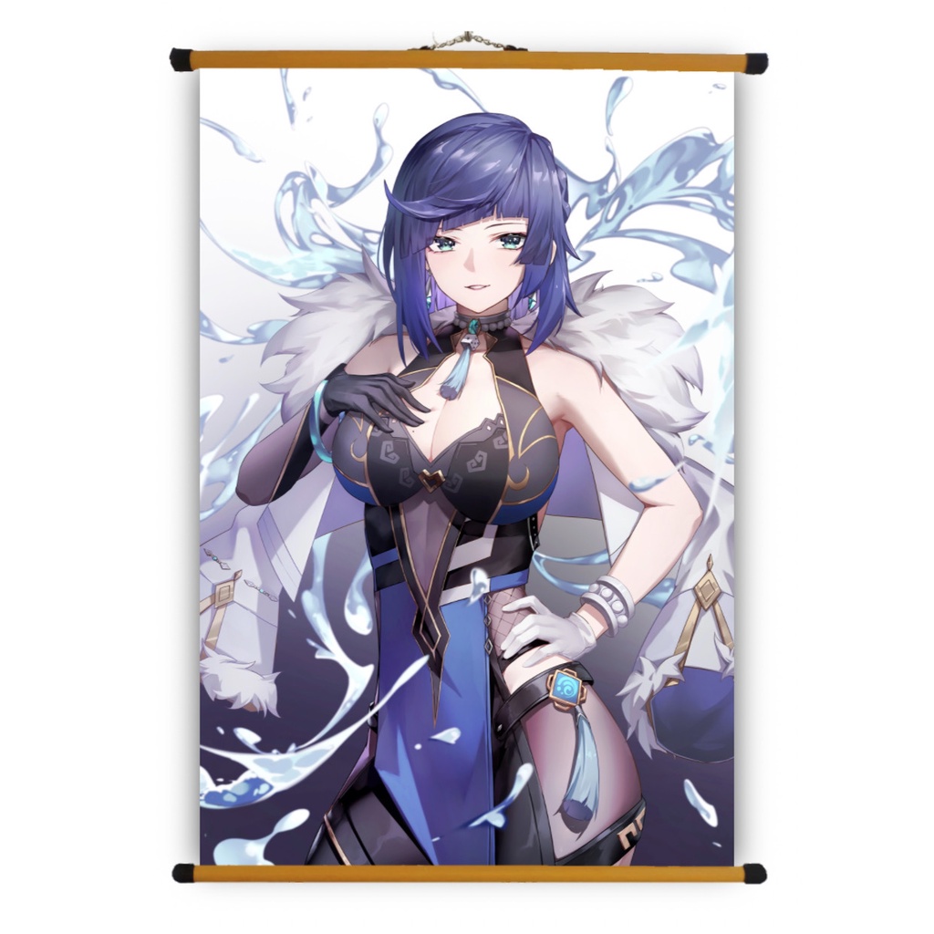 Poster Vải Yelan Genshin Impact