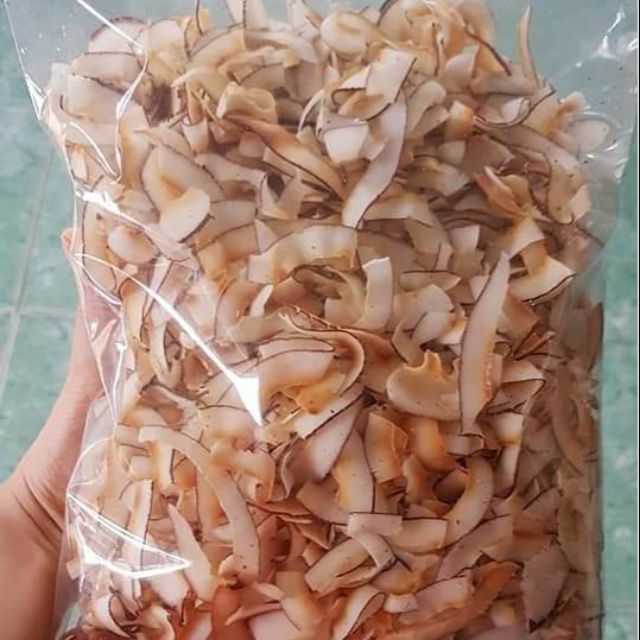 [Keto] 500g Dừa sấy giòn nguyên chất ngọt tự nhiên