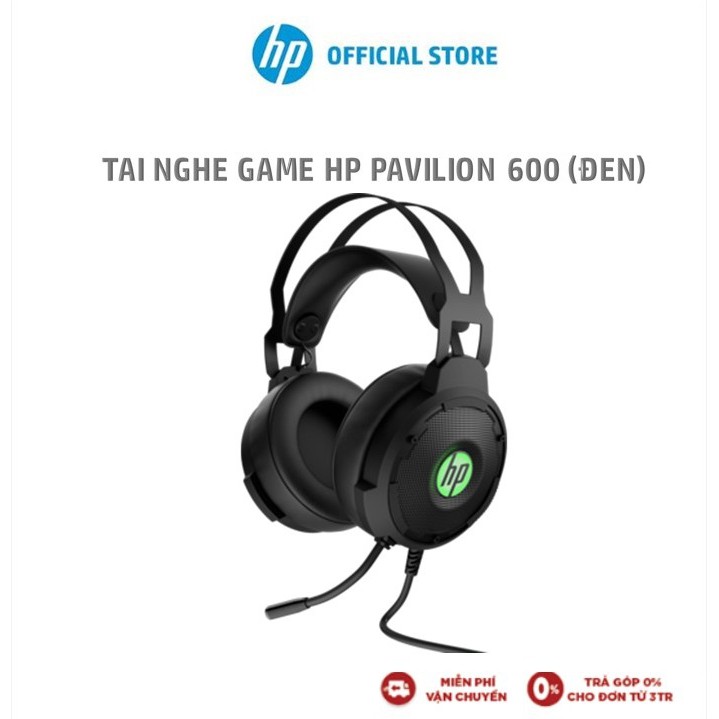 Tai nghe HP Pav Gam 600 Blk Headset A/P_5RY19AA - Hàng Chính Hãng