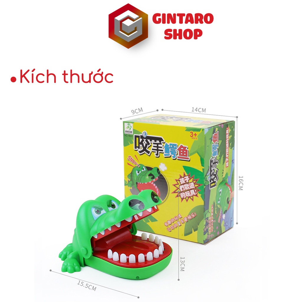 Khám răng cá sấu dành cho bé loại to nhất giúp bé và gia đình giải trí cực thích GINTARO SHOP