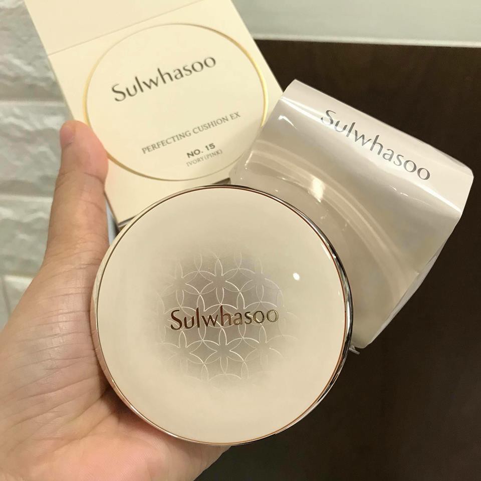 Phấn nước Sulwhasoo Perfecting Cushion Ex SPF 50+/PA+++ - 2 lõi 15gx2 | BigBuy360 - bigbuy360.vn