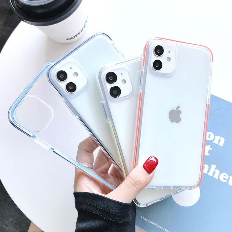 Ốp điện thoại nhựa dẻo chống sốc trong suốt cho Iphone 6 6s 6+ 6s+ 7 8 7+ 8+ X Xs Xr XsMax | BigBuy360 - bigbuy360.vn