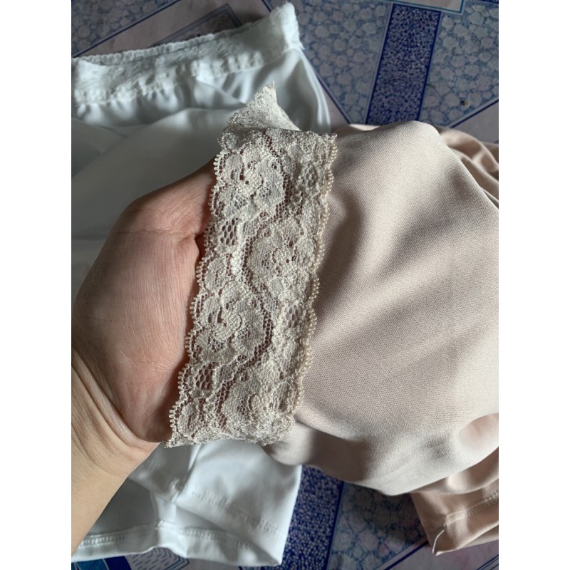 Chân váy lót lưng ren form ôm cho đầm body hoặc váy ôm
