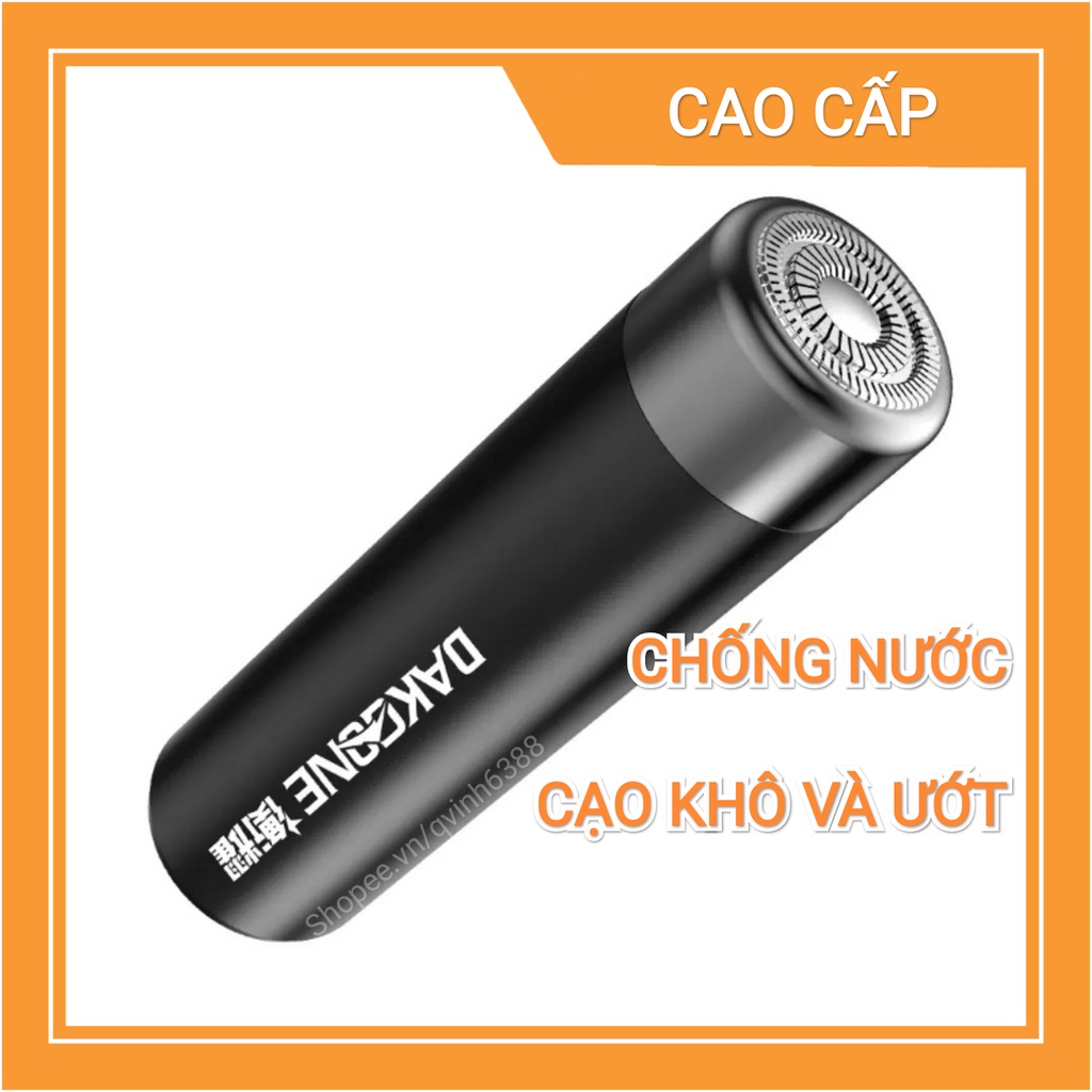 Máy cạo râu cao cấp Wushang pin sạc chống nước, cạo râu khô và ướt