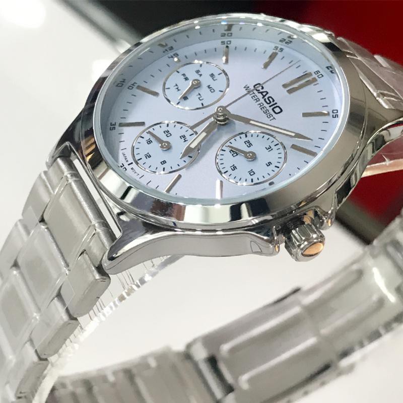 Đồng Hồ Casio Nữ Dây Kim Loại LTP-V300D-2AUDF Chính Hãng
