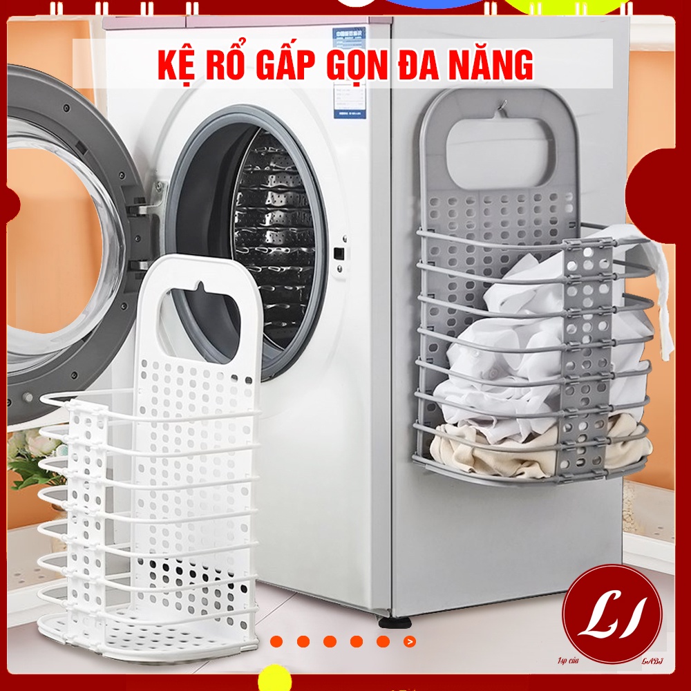 Kệ rổ đựng đồ GẤP GỌN đa năng, tiện lợi