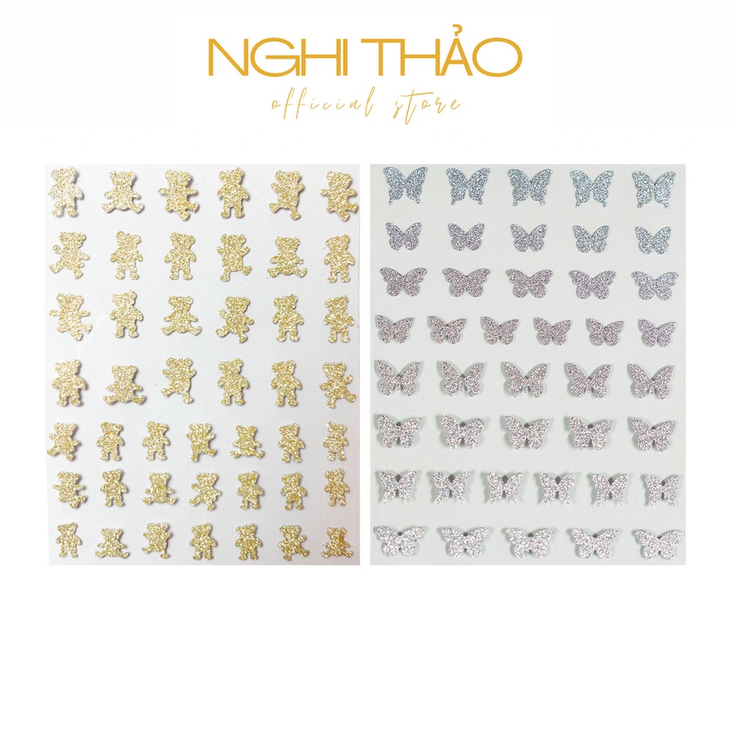 Sticker nail nhũ flash NGHI THẢO