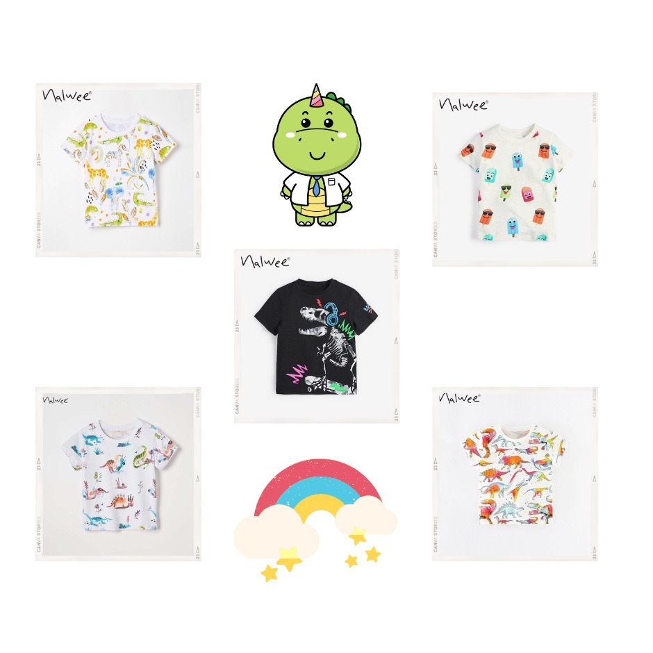Combo 3 Áo Thun Hè Cho Bé Trai Sale Sốc (Giao Ngẫu Nhiên) - Jumping Beans Official Store