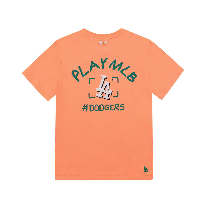 Mlb Áo Thun Thể Thao Tay Ngắn Vải cotton In Họa Tiết graffiti Thời Trang Cho Bé