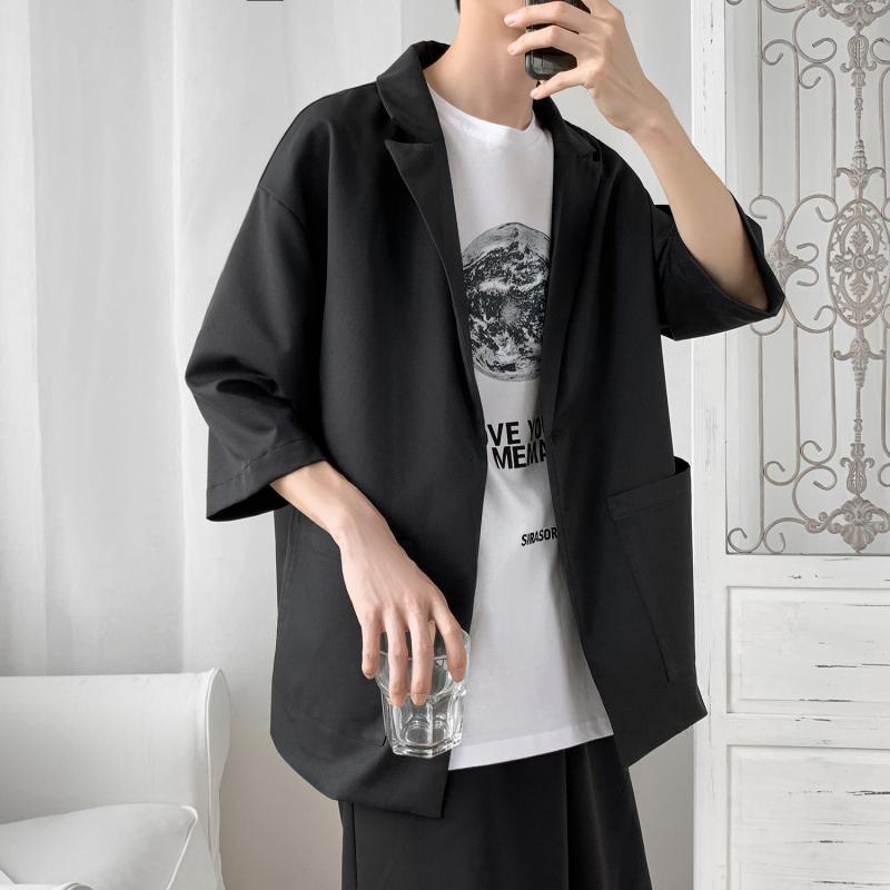 Áo Khoác Cardigan Tay Ngắn Màu Trơn Thời Trang Cho Nam - HÀNG MỚI VỀ