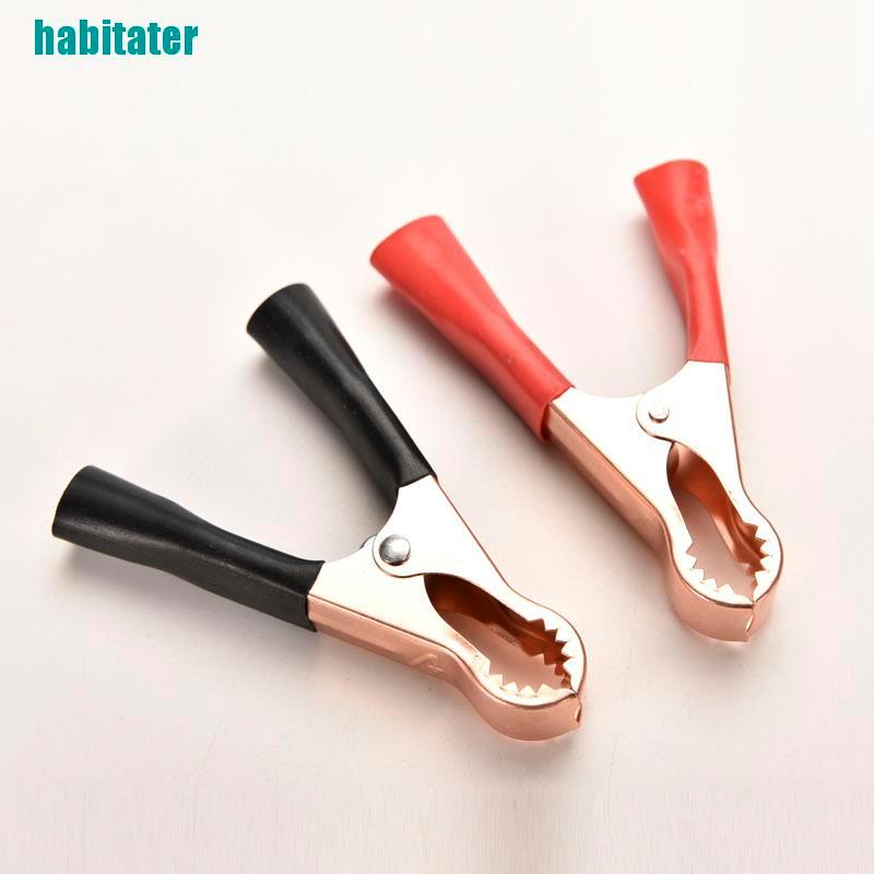 Bộ 2 Kẹp Cá Sấu Thử Điện 50A Màu Đỏ Và Đen Chuyên Dụng Cho Xe Hơi