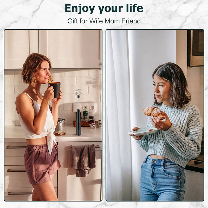 Máy làm lạnh sữa điện Wand,USB Máy làm lạnh sữa có thể sạc lại Điện cho cà phê Cappuccino Latte Sô cô la nóng